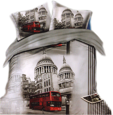 64% OFF on Wrap Polyester Abstract Double Bedsheet