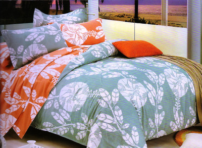 59% OFF on KKK Cotton Floral Double Bedsheet