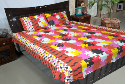 50% OFF on Fabbig Cotton Abstract Single Bedsheet 50% OFF on Fabbig Cotton Abstract Single Bedsheet