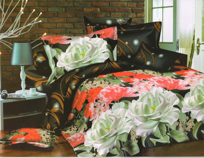 41% OFF on Skap Polycotton Floral Double Bedsheet