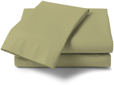 25% OFF on Misr Cotton Solid Single Bedsheet