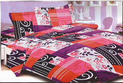 17% OFF on Snuggle Cotton, Satin Printed Double Bedsheet