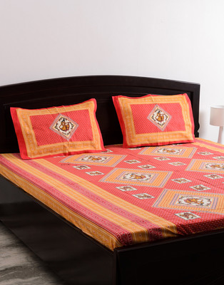 56% OFF on Vivid Rajasthan Cotton Printed Double Bedsheet 56% OFF on Vivid Rajasthan Cotton Printed Double Bedsheet
