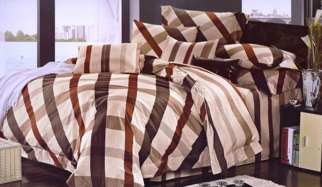58% OFF on Wrap Cotton Geometric Double Bedsheet