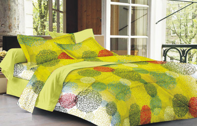 39% OFF on Swapnil Cotton Graphic Double Bedsheet