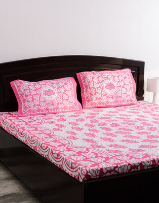 59% OFF on Vivid Rajasthan Cotton Printed Double Bedsheet 59% OFF on Vivid Rajasthan Cotton Printed Double Bedsheet