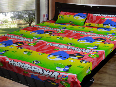 52% OFF on Fabbig Cotton Printed Single Bedsheet