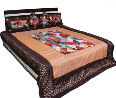 66% OFF on Soundarya Polyester Silk Blend Abstract Double Bedsheet 66% OFF on Soundarya Polyester Silk Blend Abstract Double Bedsheet
