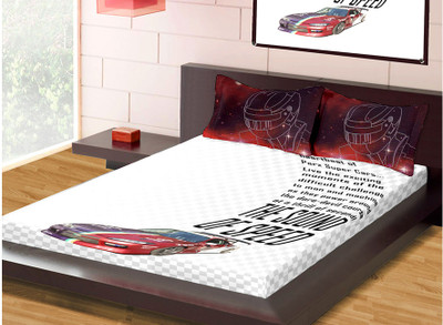 31% OFF on Raymond Cotton Printed Single Bedsheet