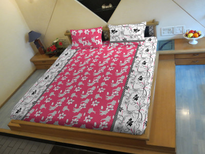 50% OFF on Hemlines Polycotton Floral Double Bedsheet 1Bedsheet, 2 Pillow Covers, Multicolor 50% OFF on Hemlines Polycotton Floral Double Bedsheet 1Bedsheet, 2 Pillow Covers, Multicolor
