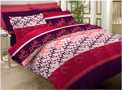 9% OFF on Bombay Dyeing Cotton Printed Double Bedsheet 1 Bedsheet, 2 Pillow Covers