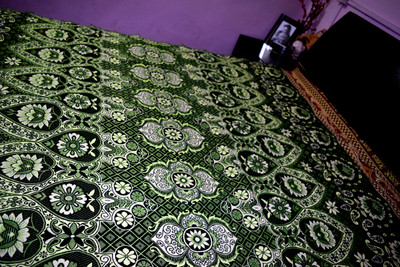 52% OFF on Rajasthani Decor Cotton Abstract Single Bedsheet