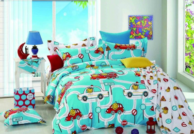 27% OFF on Florida Cotton Printed Double Bedsheet