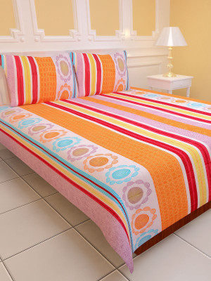 59% OFF on Shopgrab Polycotton Floral Double Bedsheet