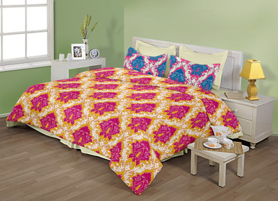 15% OFF on Birla Century Cotton Printed Double Bedsheet
