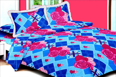 65% OFF on Grafion Cotton Floral Double Bedsheet 1 Bedsheet, 2 Pillow Covers, Blue 65% OFF on Grafion Cotton Floral Double Bedsheet 1 Bedsheet, 2 Pillow Covers, Blue