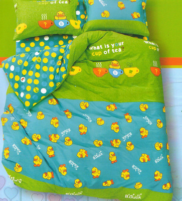 58% OFF on Wrap Cotton Graphic Double Bedsheet