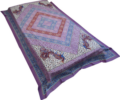 65% OFF on Jaipur Art and Craft Cotton Floral Single Bedsheet Single BedSheet, Multicolor