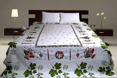 57% OFF on Sriam Cotton Floral King Bedsheet