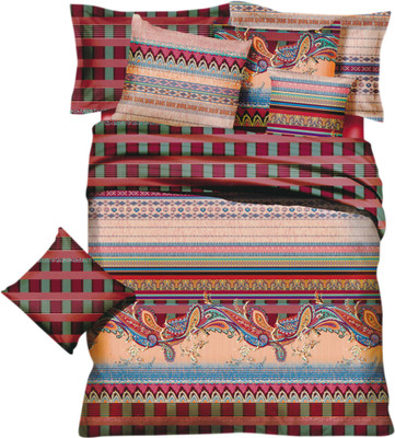 20% OFF on New Castle Cotton Printed Single Bedsheet