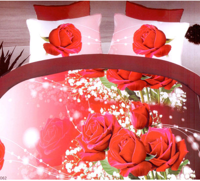 58% OFF on Silver Thread Polycotton King Bedsheet