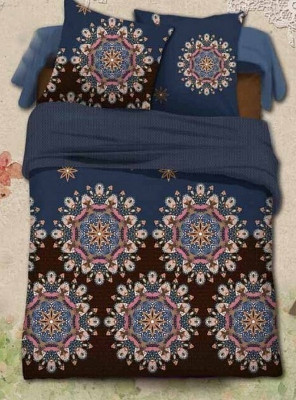 61% OFF on Silver Thread Polycotton Printed Double Bedsheet