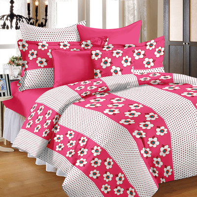 70% OFF on Ahmedabad Cotton Cotton Floral Double Bedsheet 1 Double Bedsheet, 2 Pillow Covers, Multicolor 70% OFF on Ahmedabad Cotton Cotton Floral Double Bedsheet 1 Double Bedsheet, 2 Pillow Covers, Multicolor