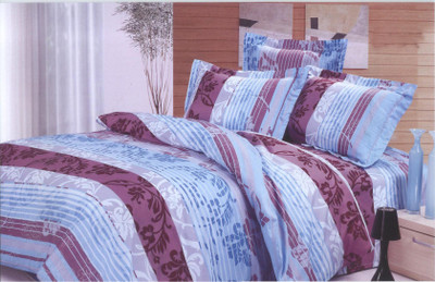 38% OFF on Gran Cotton Abstract Double Bedsheet