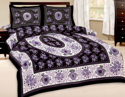 66% OFF on Shop Rajasthan Cotton Printed Double Bedsheet