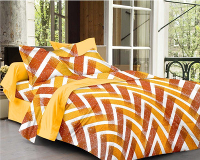 56% OFF on Bedline Home Cotton Printed Double Bedsheet