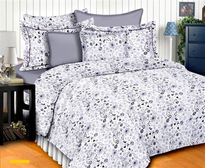 52% OFF on Aalidhra Techtex Cotton Floral Double Bedsheet