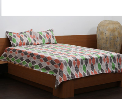 59% OFF on Flazee Cotton Abstract King Bedsheet 1 BedSheet, 2Pillow Cover, Multicolor 59% OFF on Flazee Cotton Abstract King Bedsheet 1 BedSheet, 2Pillow Cover, Multicolor