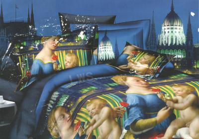 46% OFF on Retro Pool Polycotton Floral Double Bedsheet