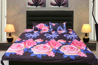 64% OFF on La elite Polyester Printed Double Bedsheet