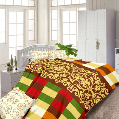 65% OFF on Urban Style Cotton Abstract Double Bedsheet 1 Bedsheet, 2 Pillow covers, Multicolor 65% OFF on Urban Style Cotton Abstract Double Bedsheet 1 Bedsheet, 2 Pillow covers, Multicolor