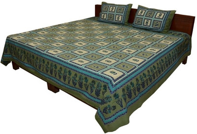 25% OFF on Style and Fashion Cotton Floral Double Bedsheet