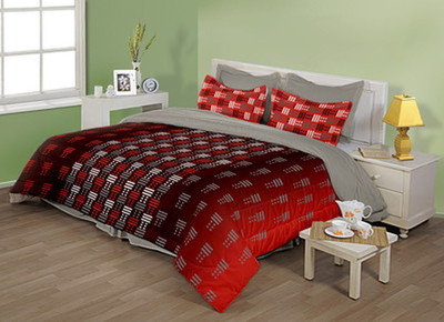 6% OFF on Birla Century Cotton Abstract Double Bedsheet