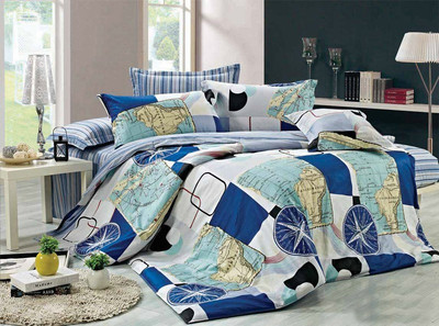 38% OFF on Gran Cotton Abstract King Bedsheet