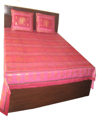 4% OFF on Charu Exports Cotton Printed Double Bedsheet