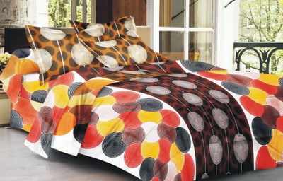 39% OFF on Swapnil Cotton Graphic Double Bedsheet