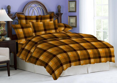4% OFF on Bombay Dyeing Polycotton Printed Single Bedsheet