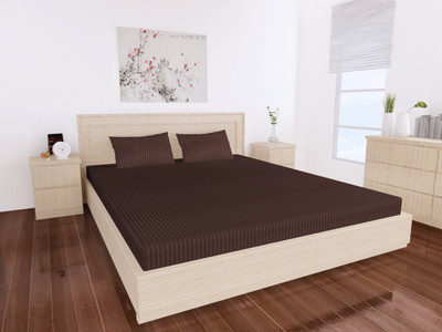 Dreams Cotton Solid Single Bedsheet