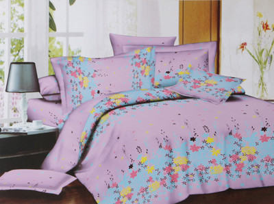 65% OFF on Urban Style Polycotton Floral Double King Bedsheet