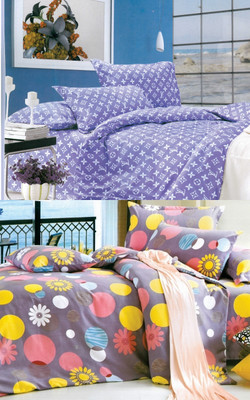52% OFF on Fabhomes Polycotton Floral Double Bedsheet