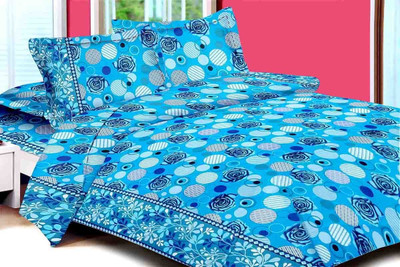 41% OFF on Urban Style Cotton Floral Double Bedsheet 1 Bedsheet, Multicolor