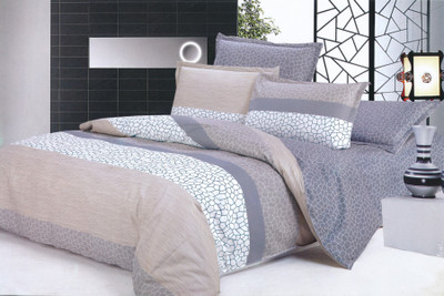 20% OFF on New Castle Cotton Printed Double Bedsheet