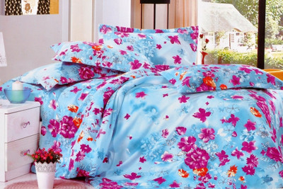 74% OFF on Valtellina Polyester Floral Double Bedsheet