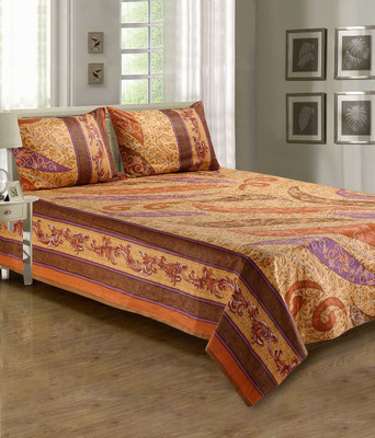40% OFF on Anubhutee Cotton Printed Double Bedsheet 40% OFF on Anubhutee Cotton Printed Double Bedsheet