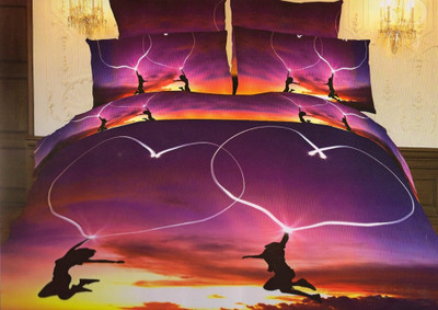 41% OFF on ZigmaCollections Cotton Printed King Bedsheet