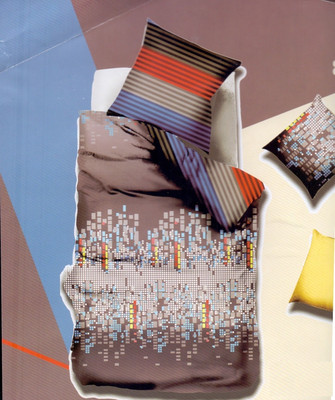 33% OFF on Ross Luxury Living Cotton Abstract Double Bedsheet